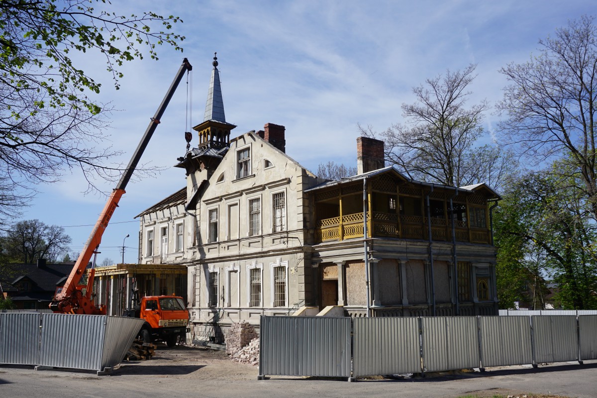 Pałac Dietla - rozpoczęcie prac remontowych - 2019 r.