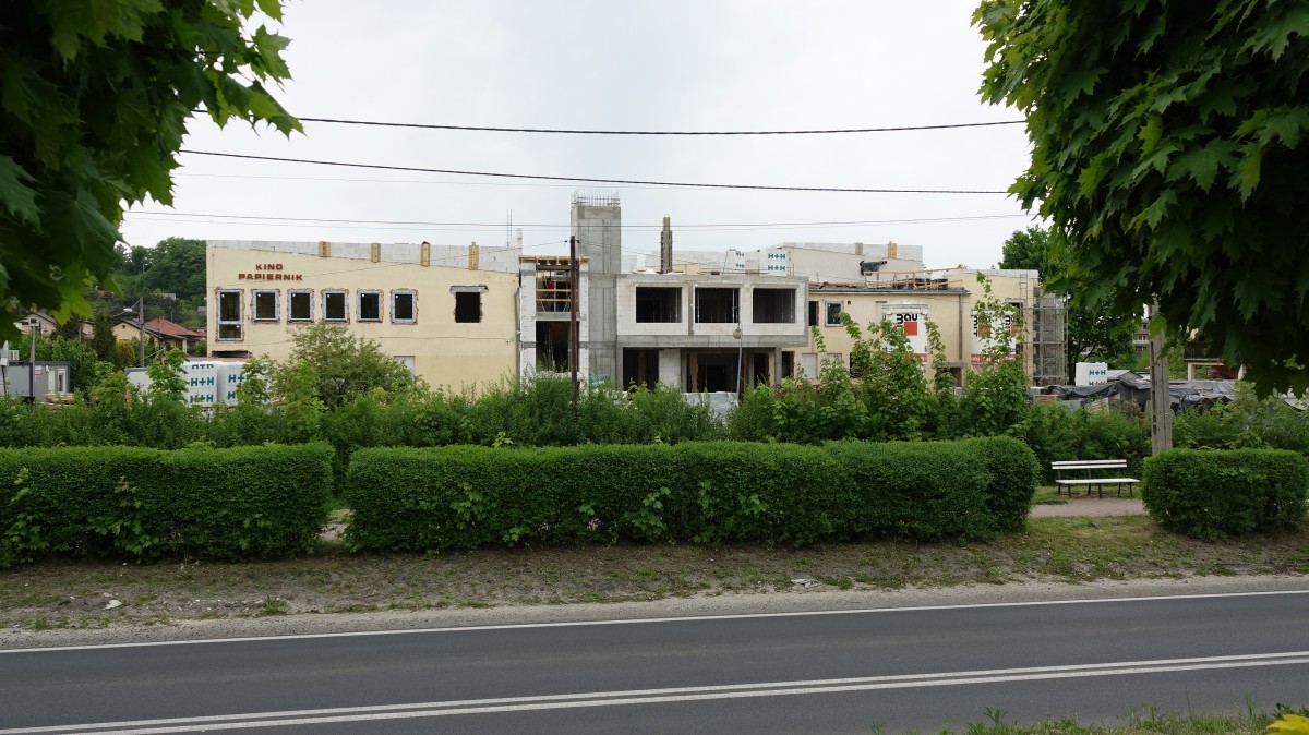 Modernizacja i rozbudowa Domu Kultury w Kluczach - stan na 17 maja 2022